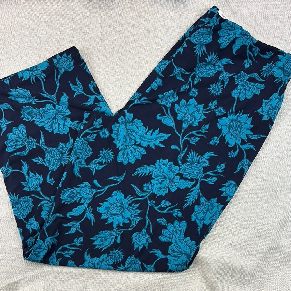 Jm Collection Plus Size Elena Printed Wide-Leg Pants Size 1X